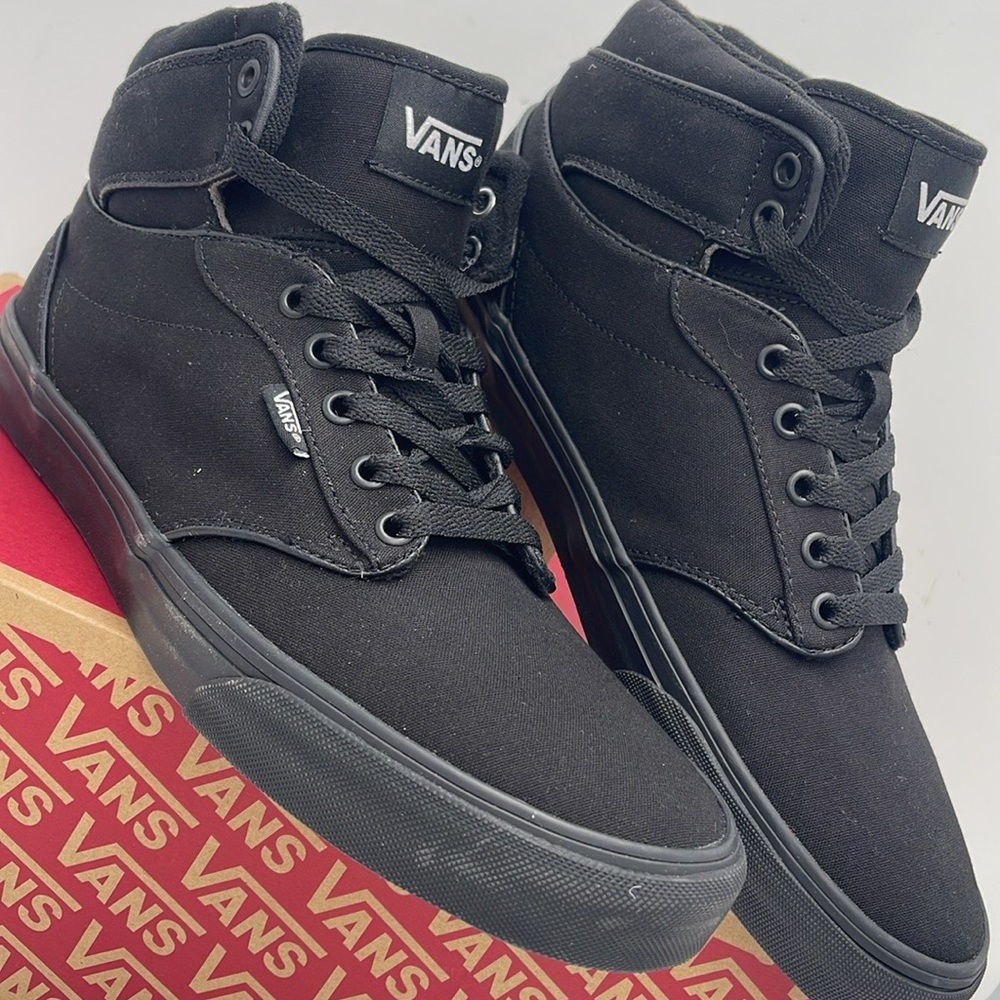 Vans WMNS Black High-Top Sneakers Atwood Hi (Canvas) Black/Black
VN0A38BV186 - Picture 6 of 16